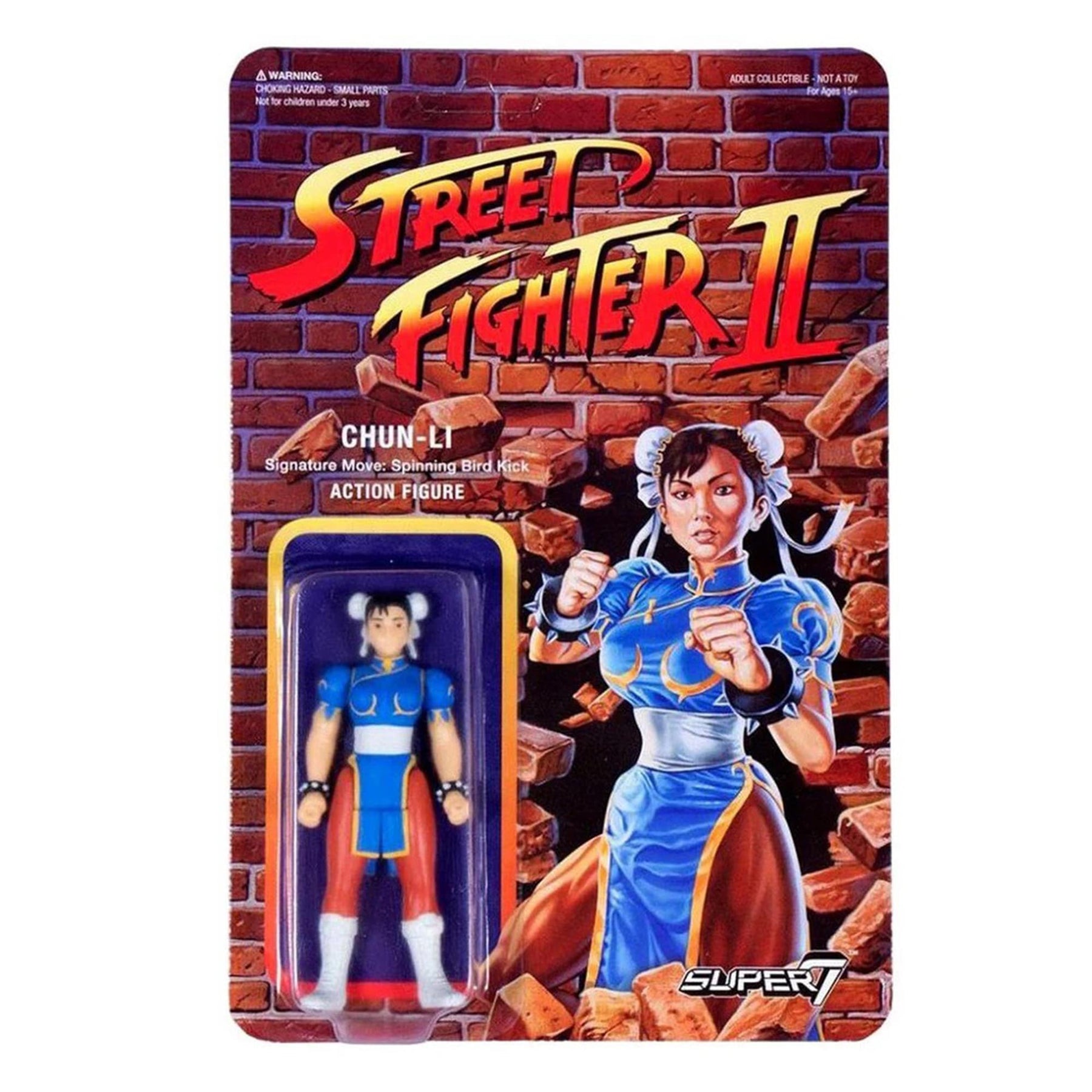 Street Fighter 2 3.75 Inch ReAction Figure | Chun Li