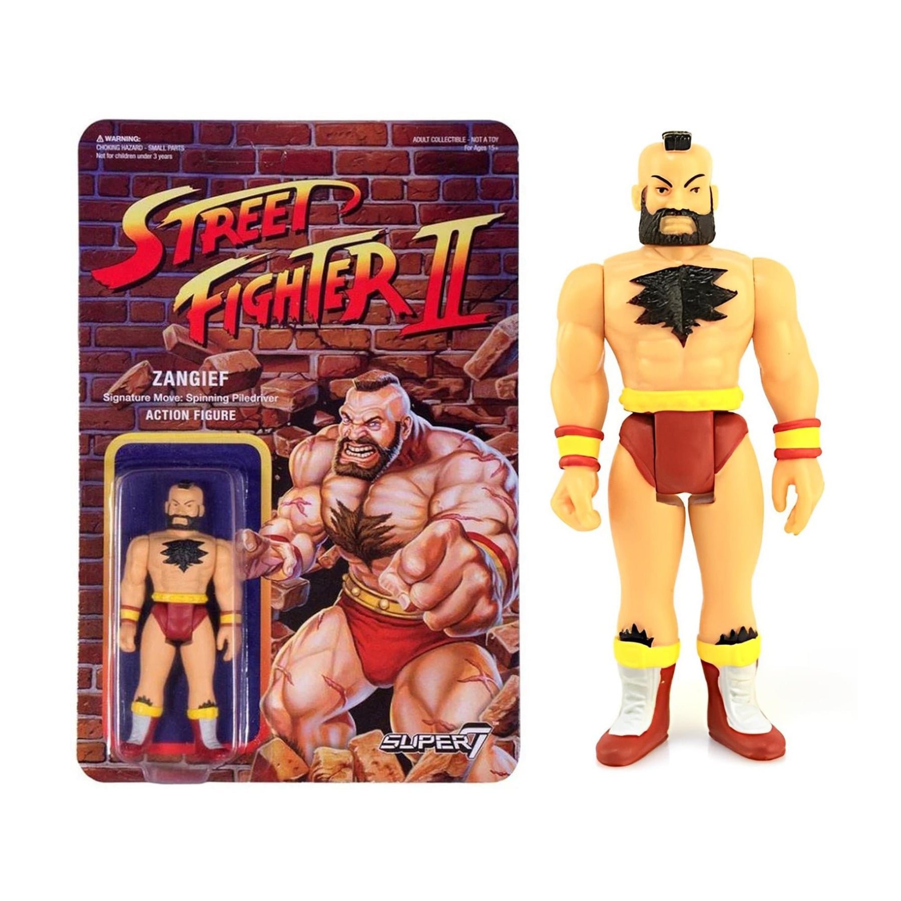 Street Fighter 2 3.75 Inch ReAction Figure | Zangief