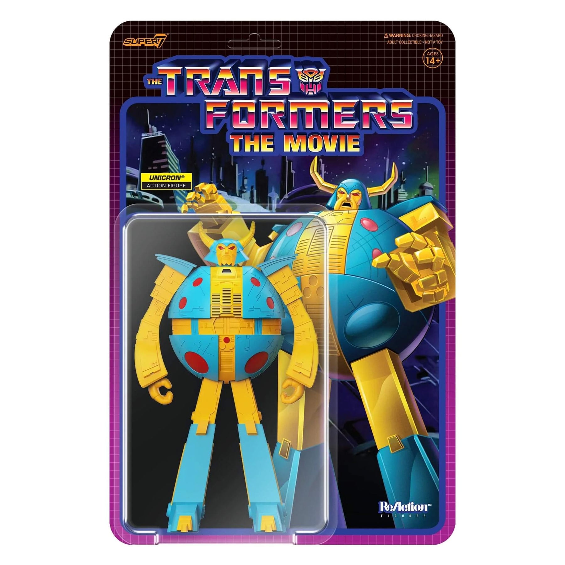 Transformers Super7 6 Inch ReAction Figure | Unicron