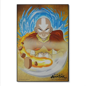 Avatar: The Last Airbender Aang 13 x 19 Inch Hanging Wood Wall Art