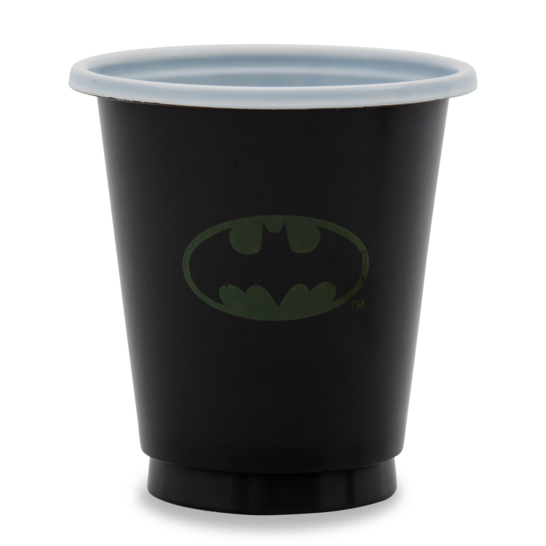 DC Comics Batman Logo 2-Ounce Disposable Plastic Mini Cups | Set of 20