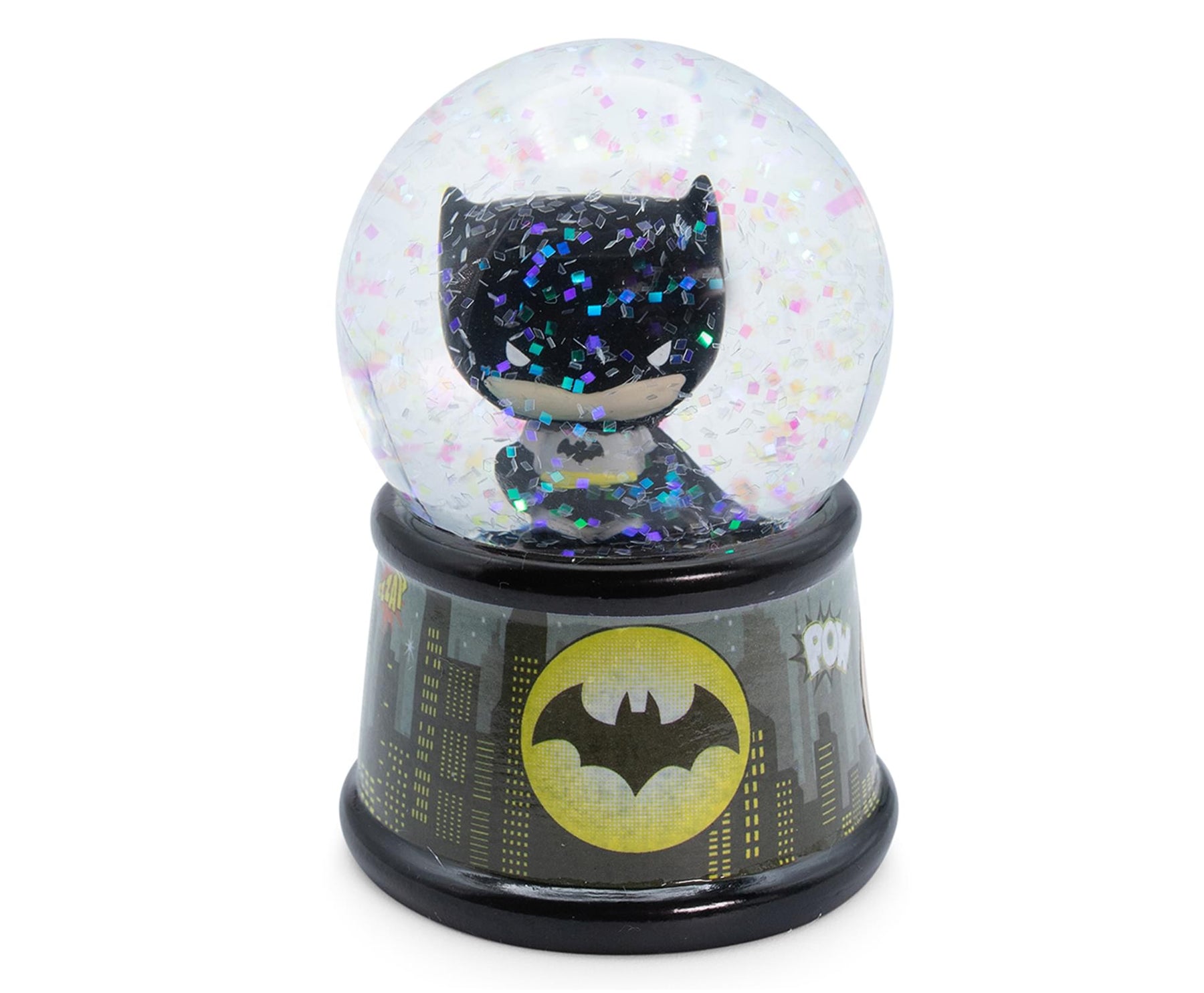 DC Comics Batman Chibi Dark Knight Light-Up Mini Snow Globe | 2 Inches Tall