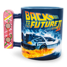 Back To The Future 2 Hoverboard Sculpted Handle Ceramic Mug | Holds 20 Ounces