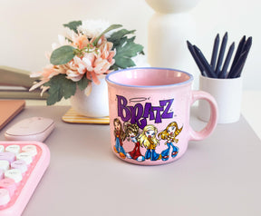 Bratz Pink Ceramic Camper Mug | Holds 20 Ounces