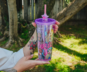 Bratz Carnival Cup With Lid and Straw Topper Charm | Holds 24 Ounces