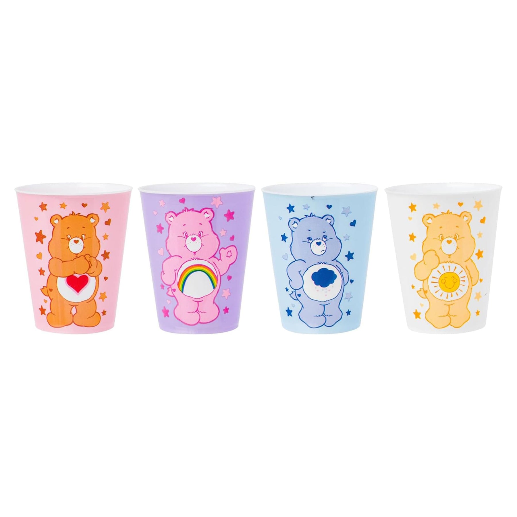 Care Bears 2 Ounce Plastic Mini Cup Set of 4