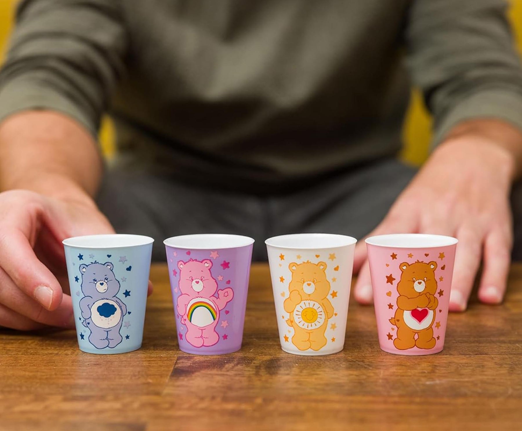 Care Bears 2 Ounce Plastic Mini Cup Set of 4