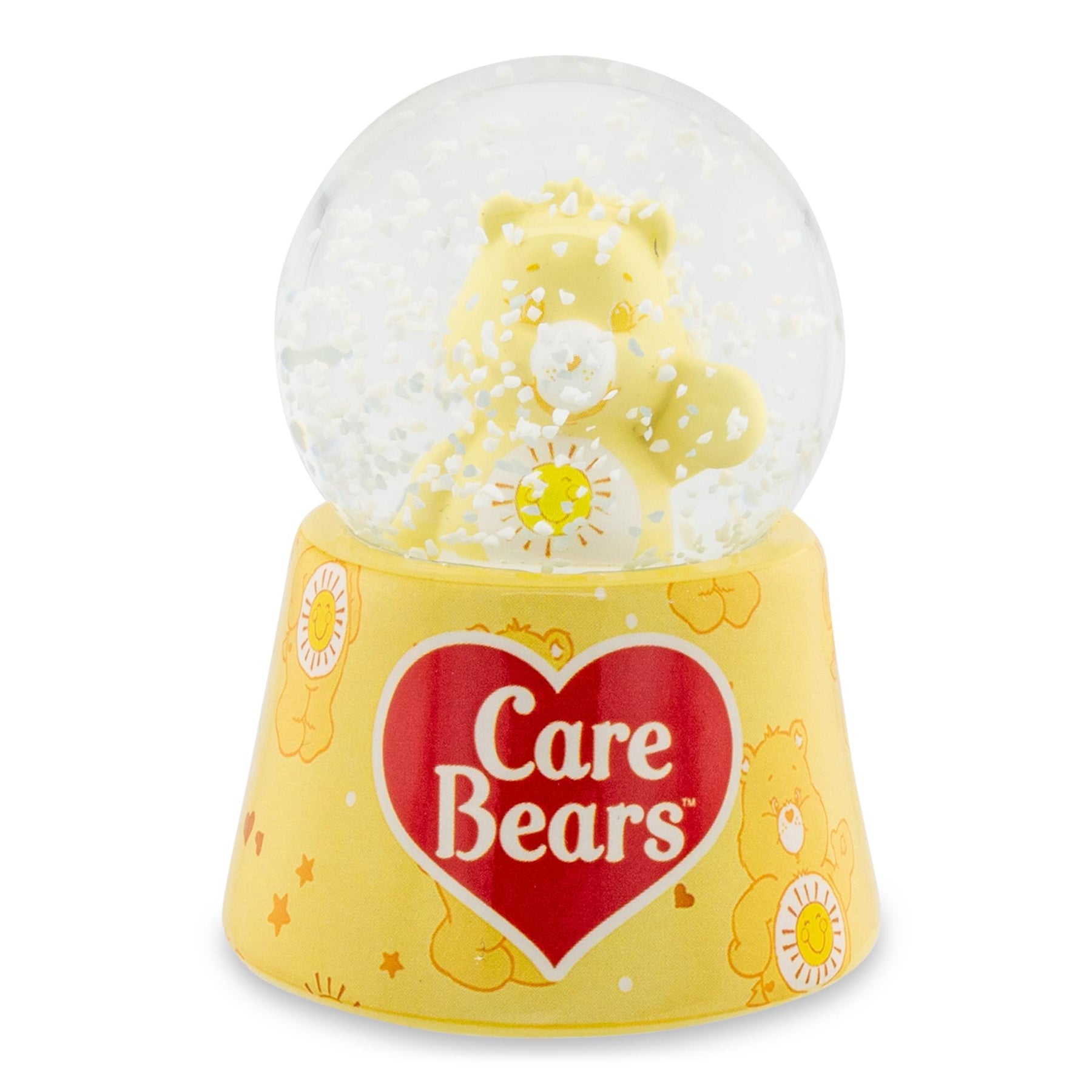 Care Bears Funshine Bear Mini Light-Up Snow Globe | 3 Inches Tall