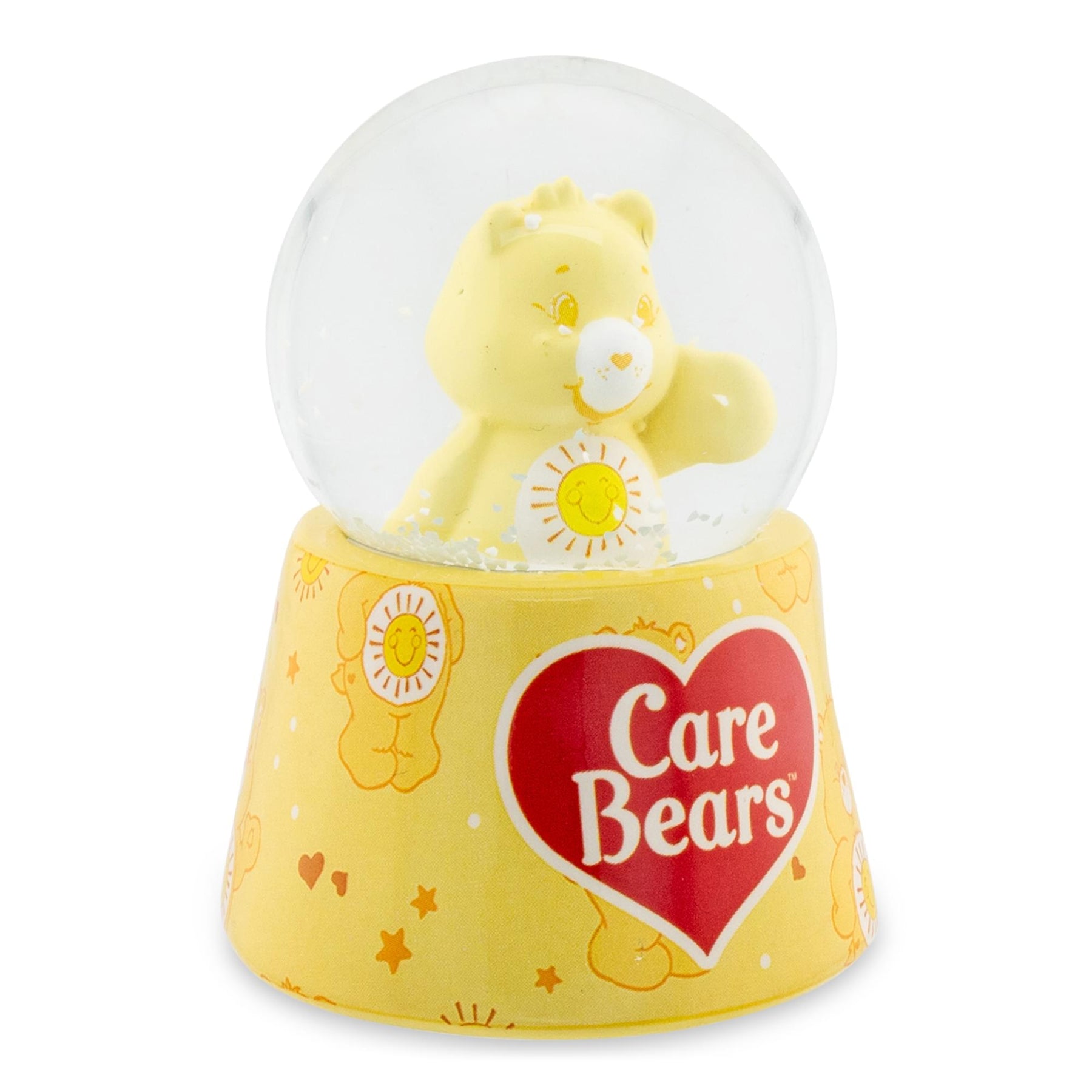 Care Bears Funshine Bear Mini Light-Up Snow Globe | 3 Inches Tall