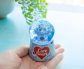 Care Bears Grumpy Bear Mini Light-Up Snow Globe | 3 Inches Tall