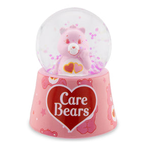 Care Bears Love-A-Lot Bear Mini Light-Up Snow Globe | 3 Inches Tall