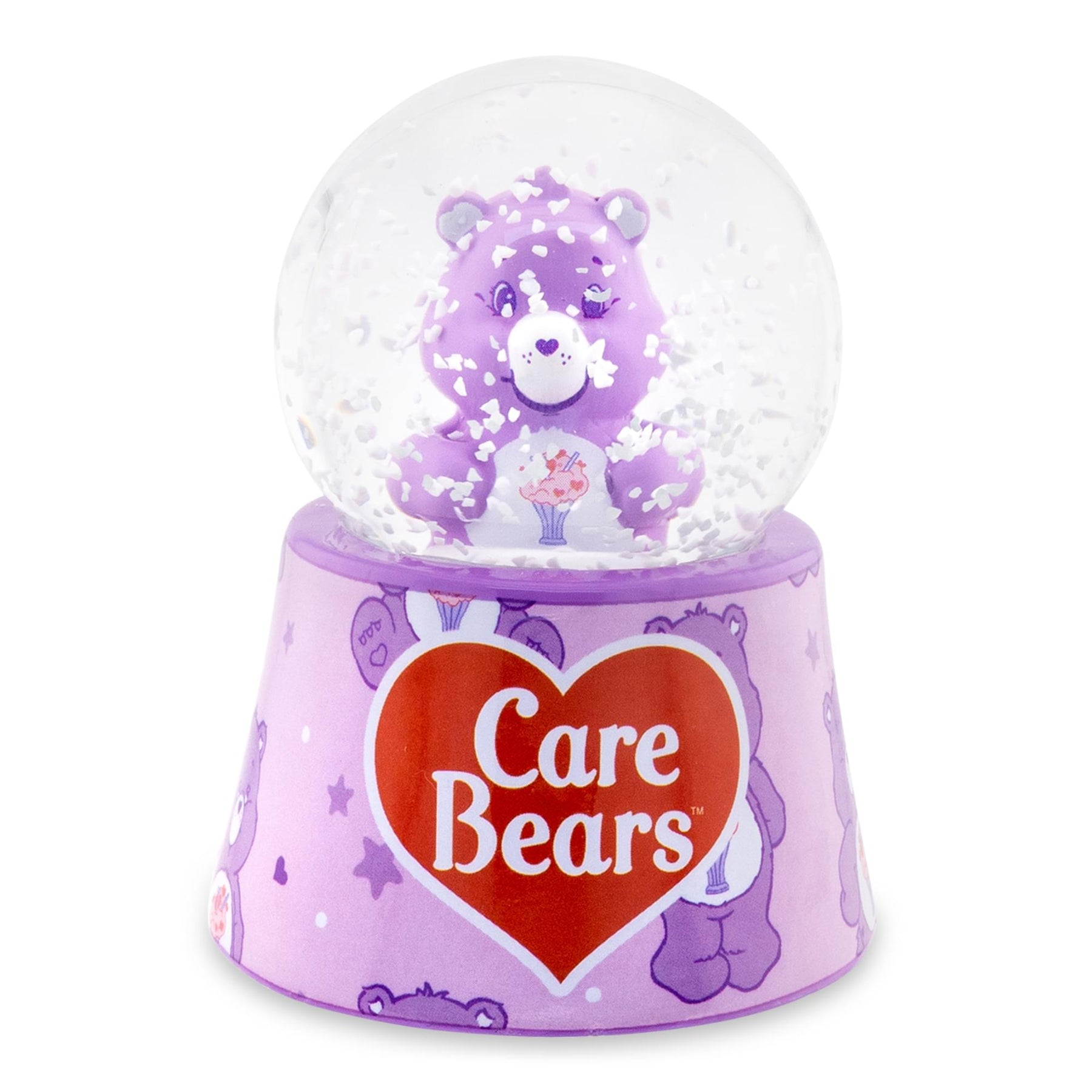 Care Bears Share Bear Mini Light-Up Snow Globe | 3 Inches Tall