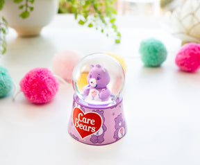 Care Bears Share Bear Mini Light-Up Snow Globe | 3 Inches Tall