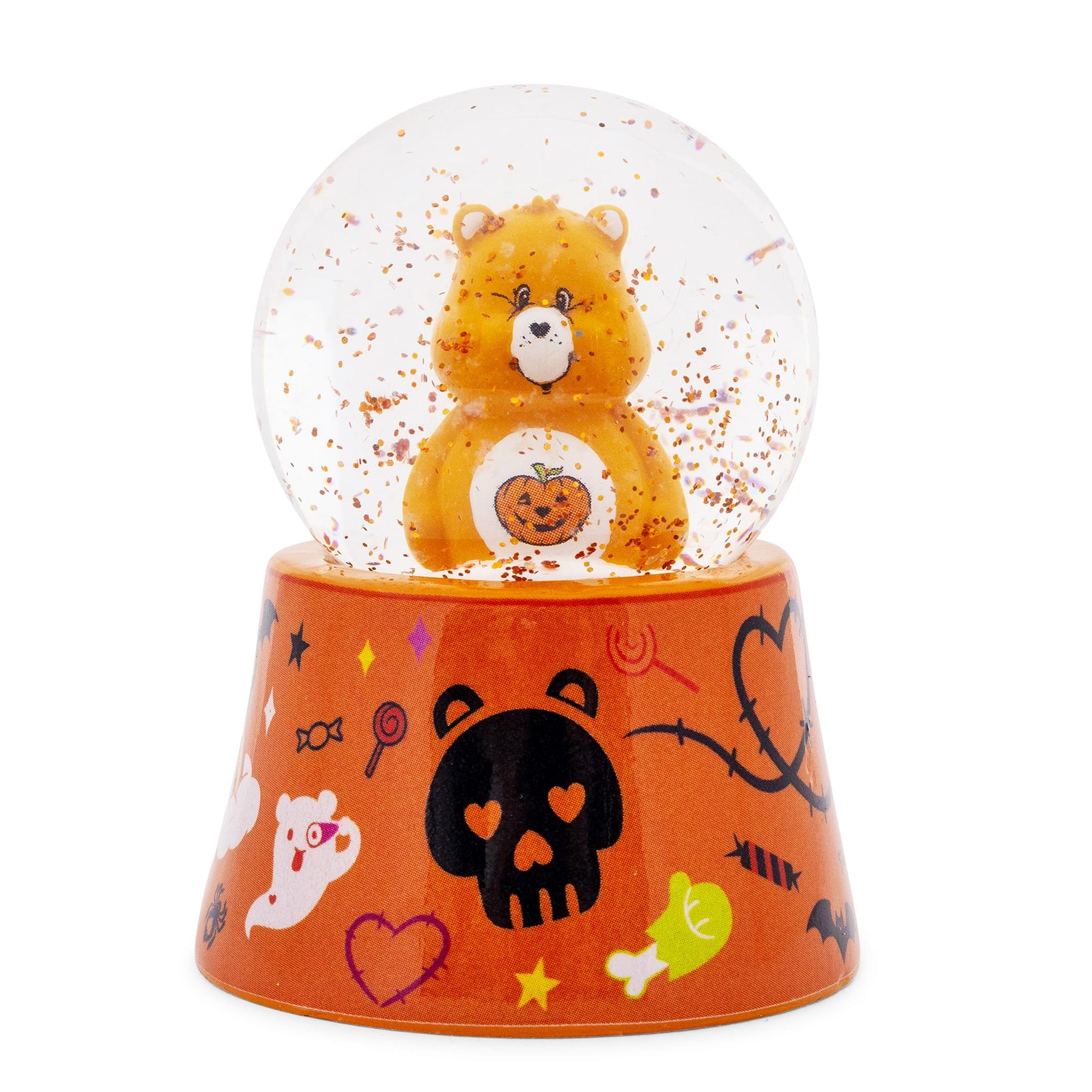 Care Bears Trick-Or-Sweet Bear Mini Light-Up Snow Globe | 3 Inches Tall