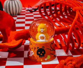 Care Bears Trick-Or-Sweet Bear Mini Light-Up Snow Globe | 3 Inches Tall