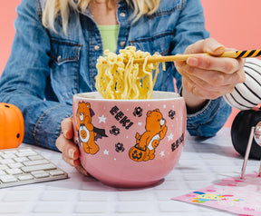 Care Bears Trick-or-Sweet Bear 20-Ounce Ceramic Ramen Bowl With Chopsticks