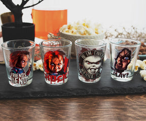 Child's Play Chucky 2-Ounce Mini Shot Glasses | Set of 4