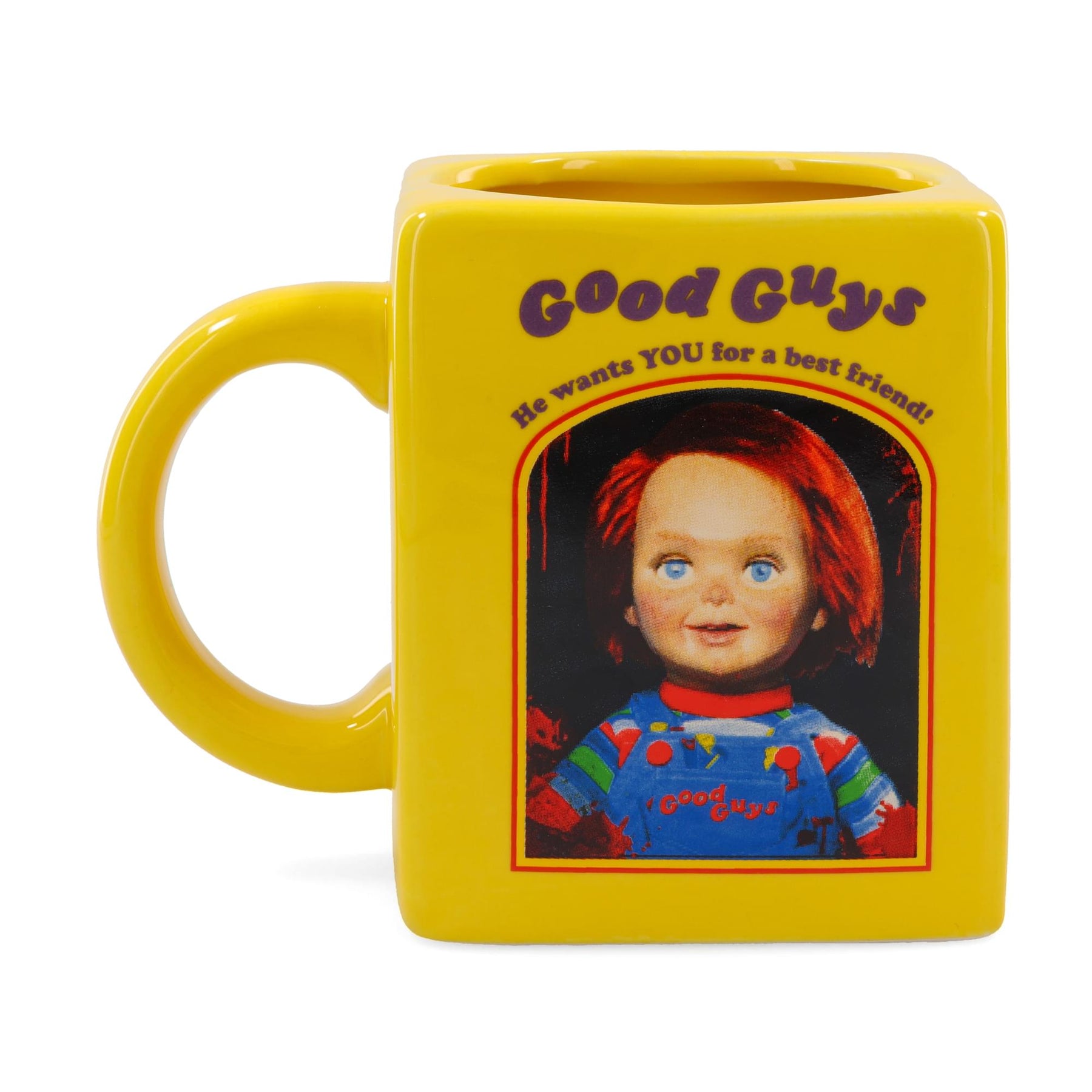 Child's Play Chucky Good Guys Sculpted Ceramic Mug | Holds 20 Ounces