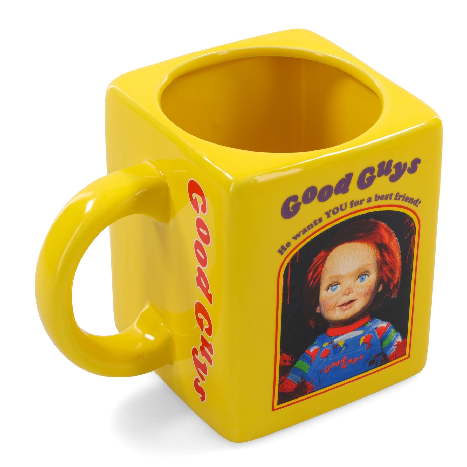 Child's Play Chucky Good Guys Sculpted Ceramic Mug | Holds 20 Ounces