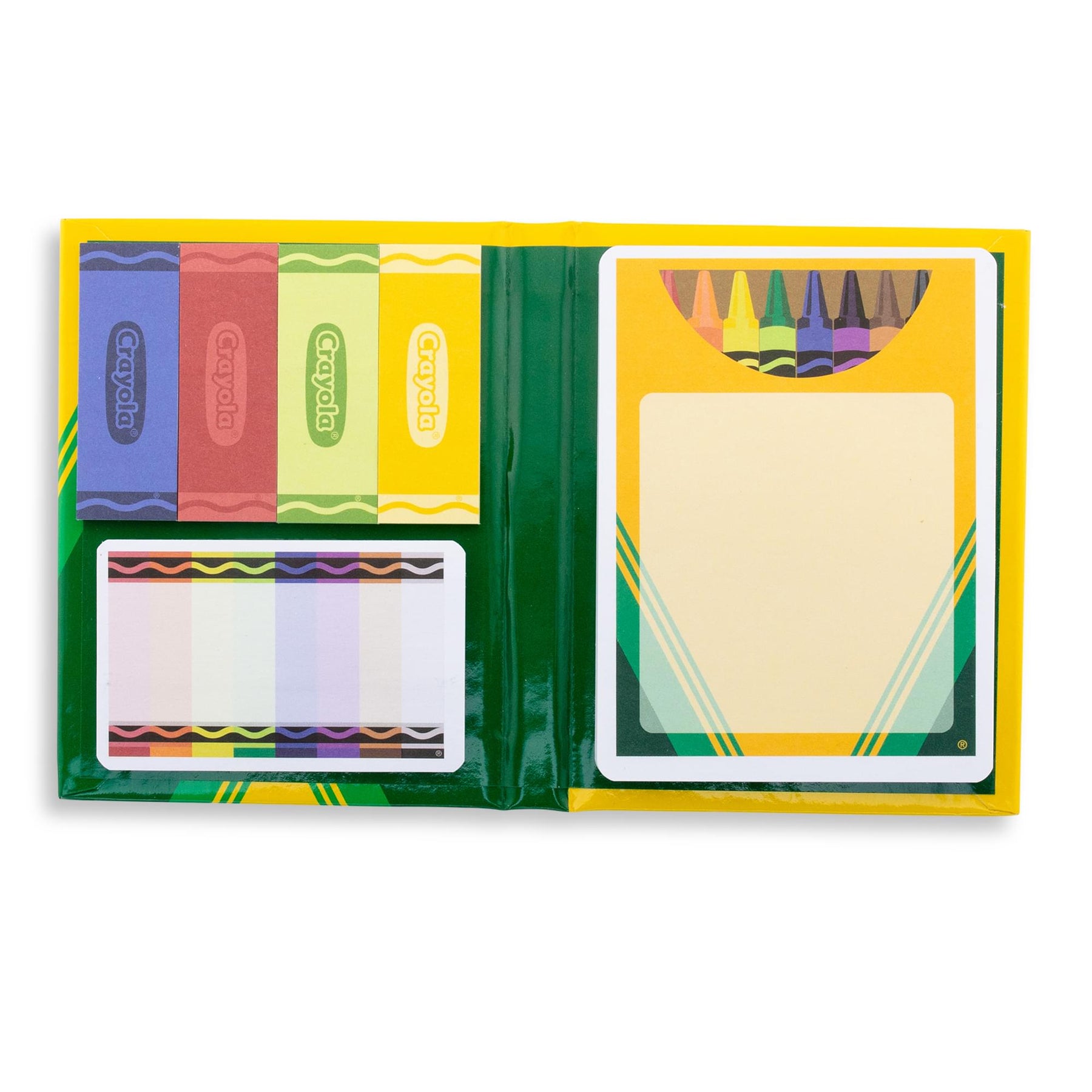 Crayola Crayons Sticky Note and Tab Box Set