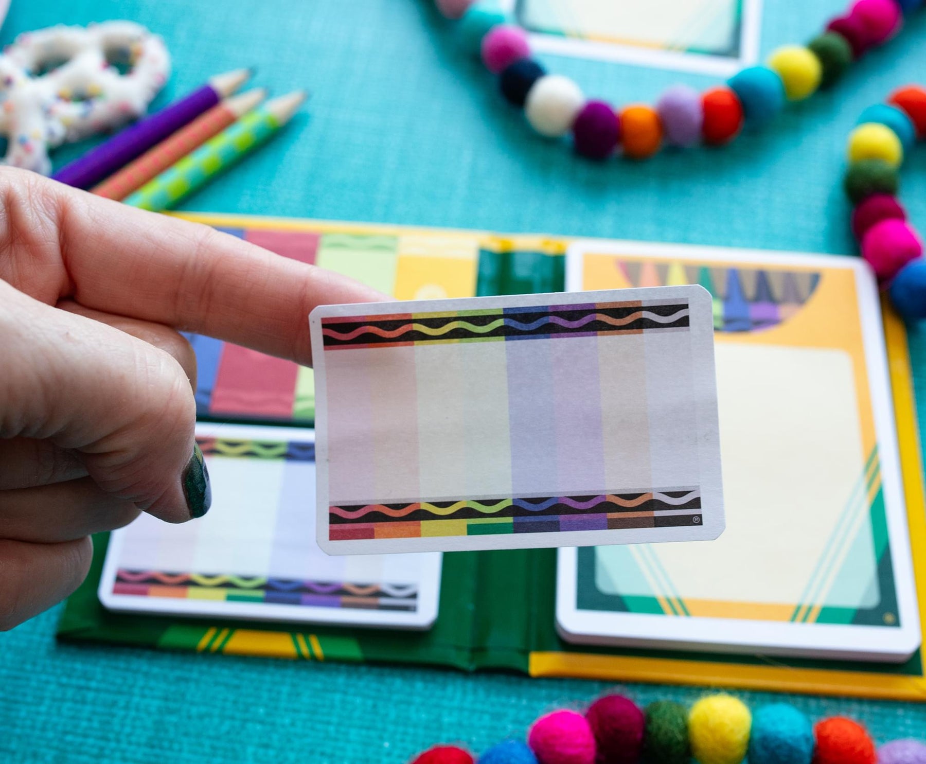 Crayola Crayons Sticky Note and Tab Box Set