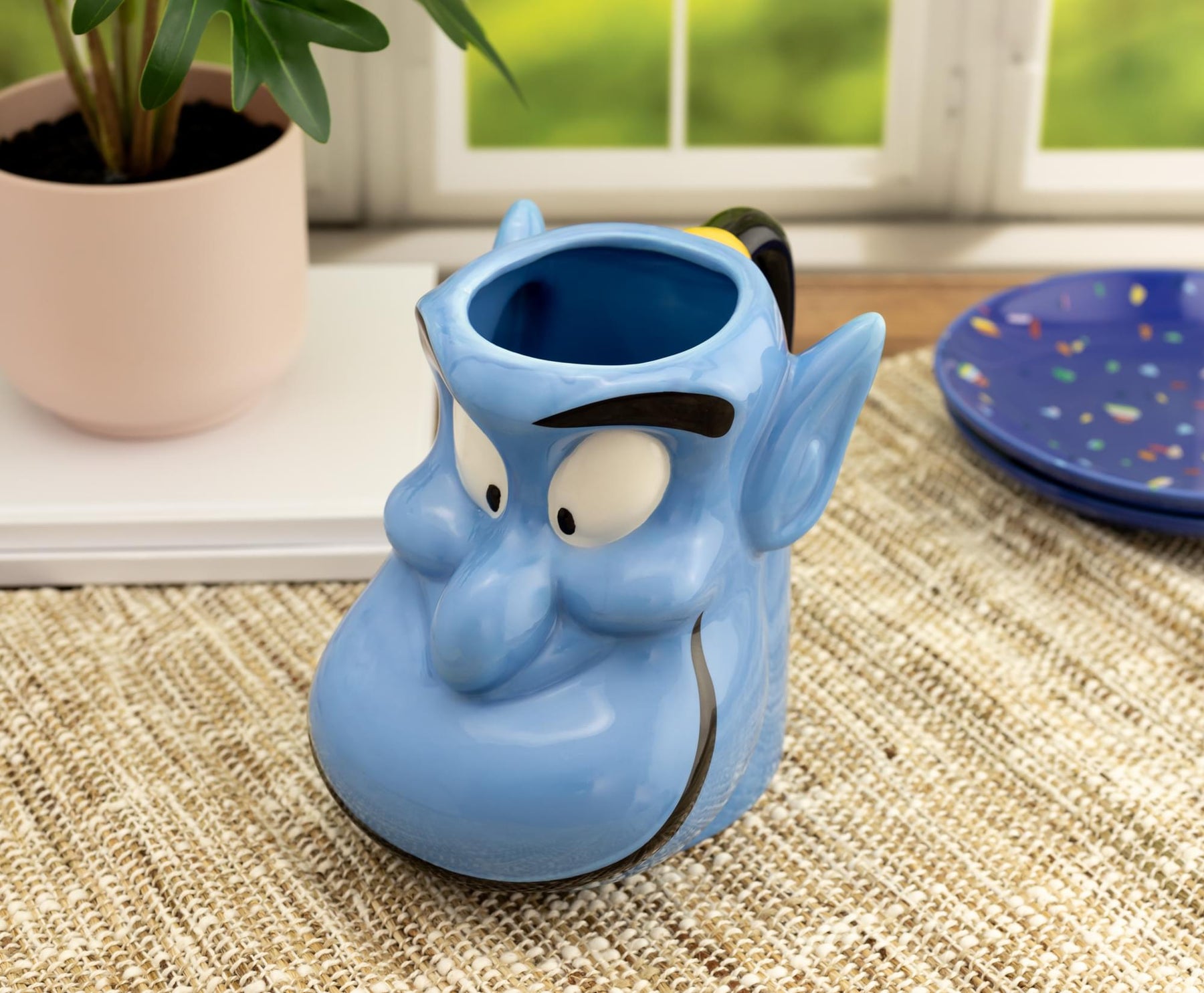 Disney Aladdin Genie 3D Sculpted Ceramic Mug | Holds 22 Ounces