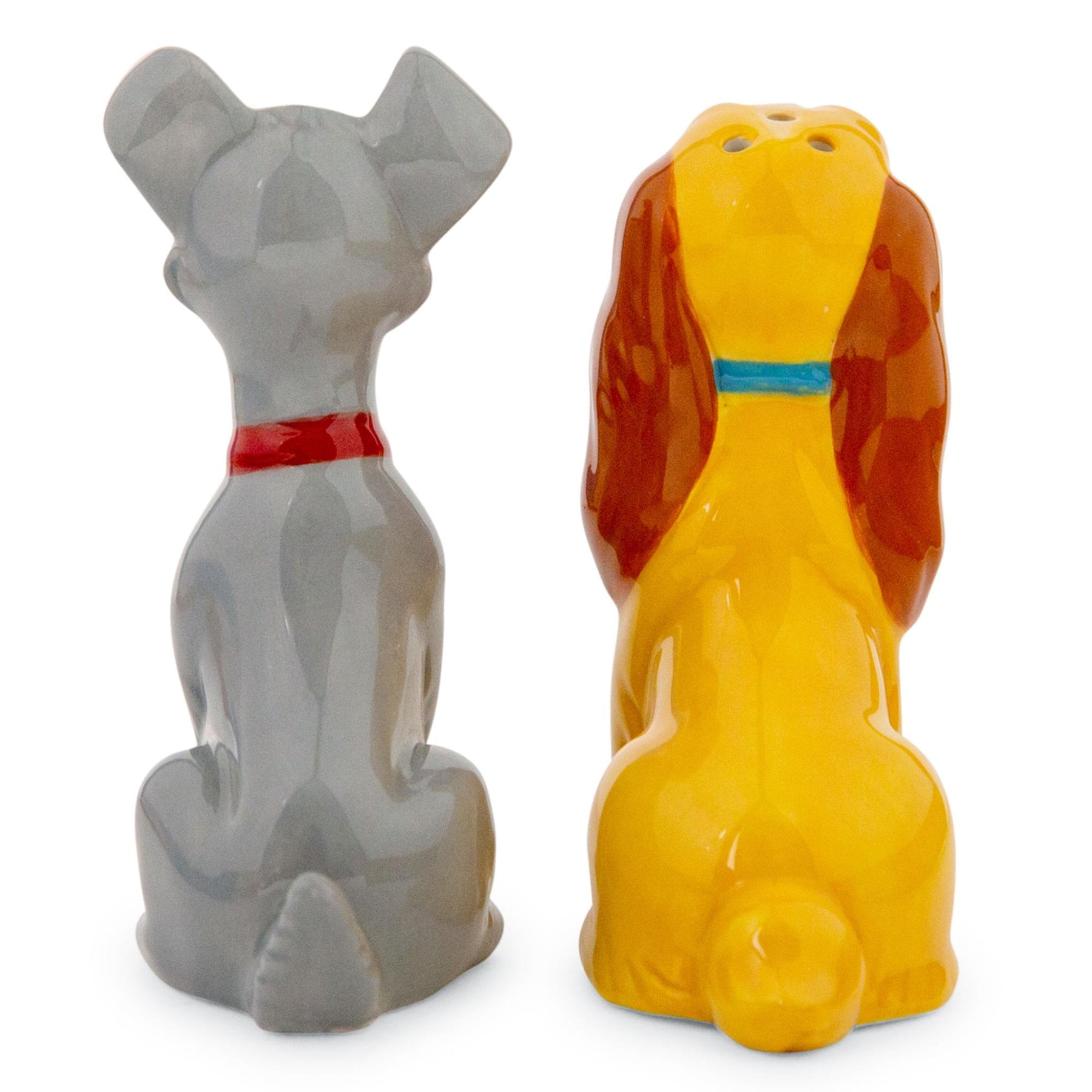 Disney Lady and The Tramp Ceramic Salt and Pepper Shaker Set