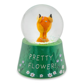 Disney Bambi "Pretty Flower" Mini Light-Up Snow Globe | 3 Inches Tall