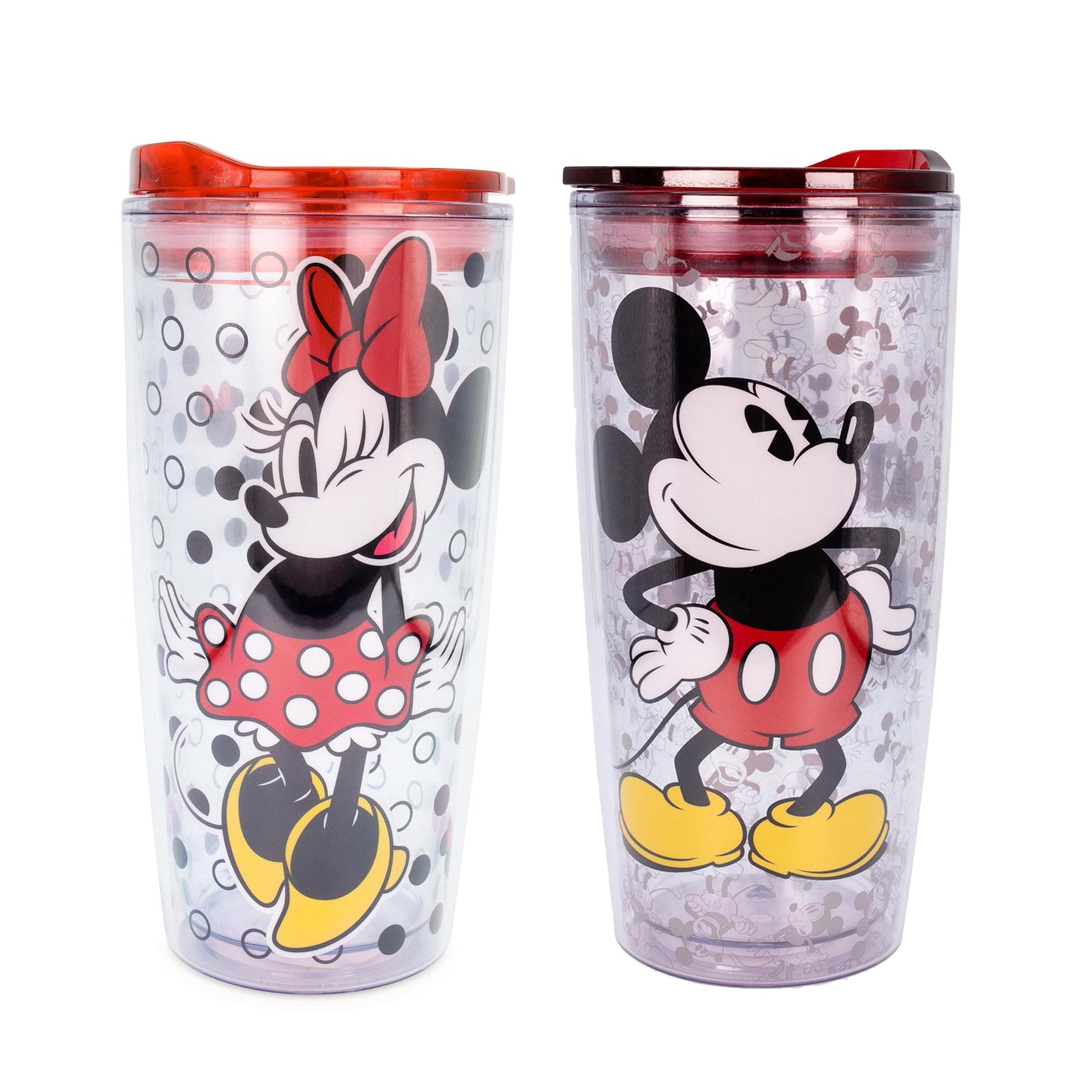 Disney Minnie & Mickey Mouse Tumbler Set