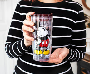 Disney Mickey Mouse "Since 1928" Double-Walled Travel Tumbler | Holds 20 Ounces