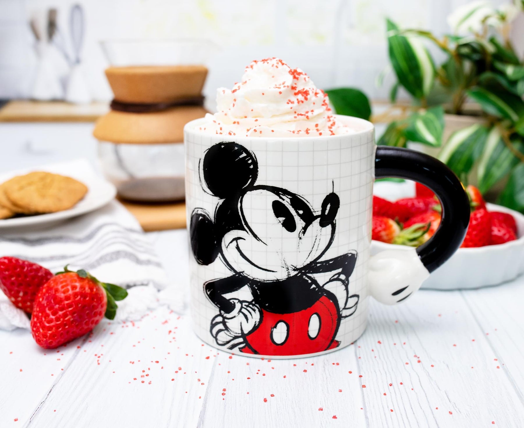 Disney Parks Minnie Mouse Timeless Sculpted Ceramic Coffee Mug New