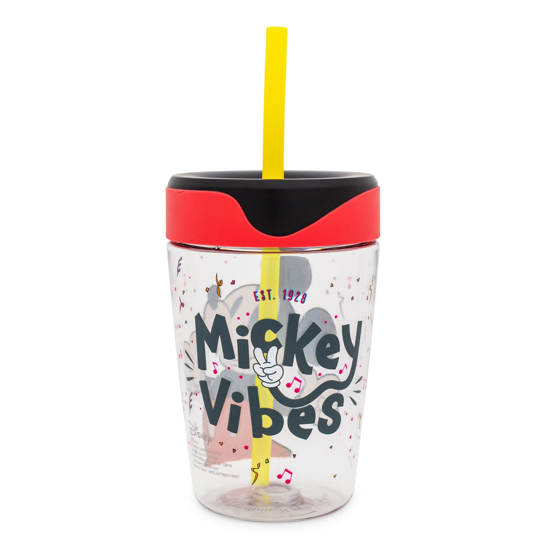 Disney Mickey Mouse Kids Spill-Proof Tumbler With Straw | Holds 18 Ounces