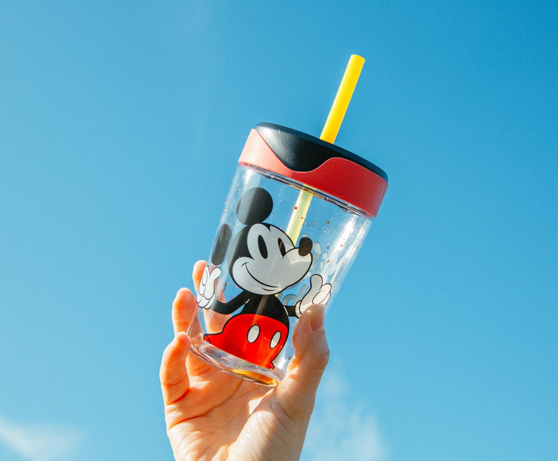 Disney Mickey Mouse Kids Spill-Proof Tumbler With Straw | Holds 18 Ounces