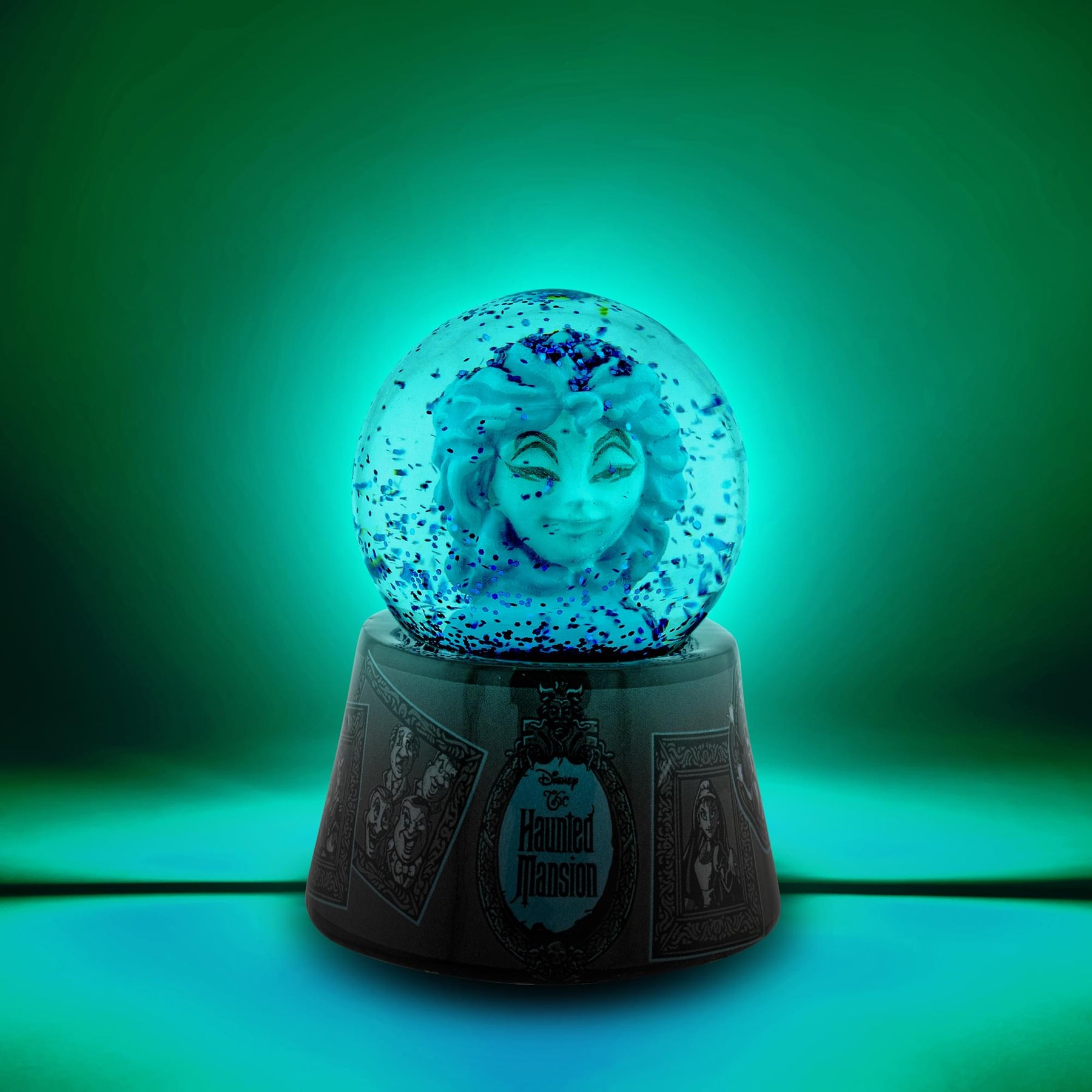 Disney Haunted Mansion Madame Leota Light-Up Mini Snow Globe | 2.75 Inches Tall