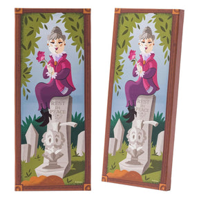 Disney Haunted Mansion 4-Piece 12 x 5 Inch Canvas Wall Art Set