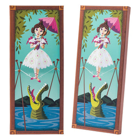 Disney Haunted Mansion 4-Piece 12 x 5 Inch Canvas Wall Art Set