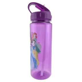 Disney Princesses 20oz Plastic Water Bottle with Flip Top Lid