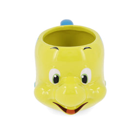 Disney The Little Mermaid Flounder 3D Sculpted Ceramic Mug | Holds 20 Ounces