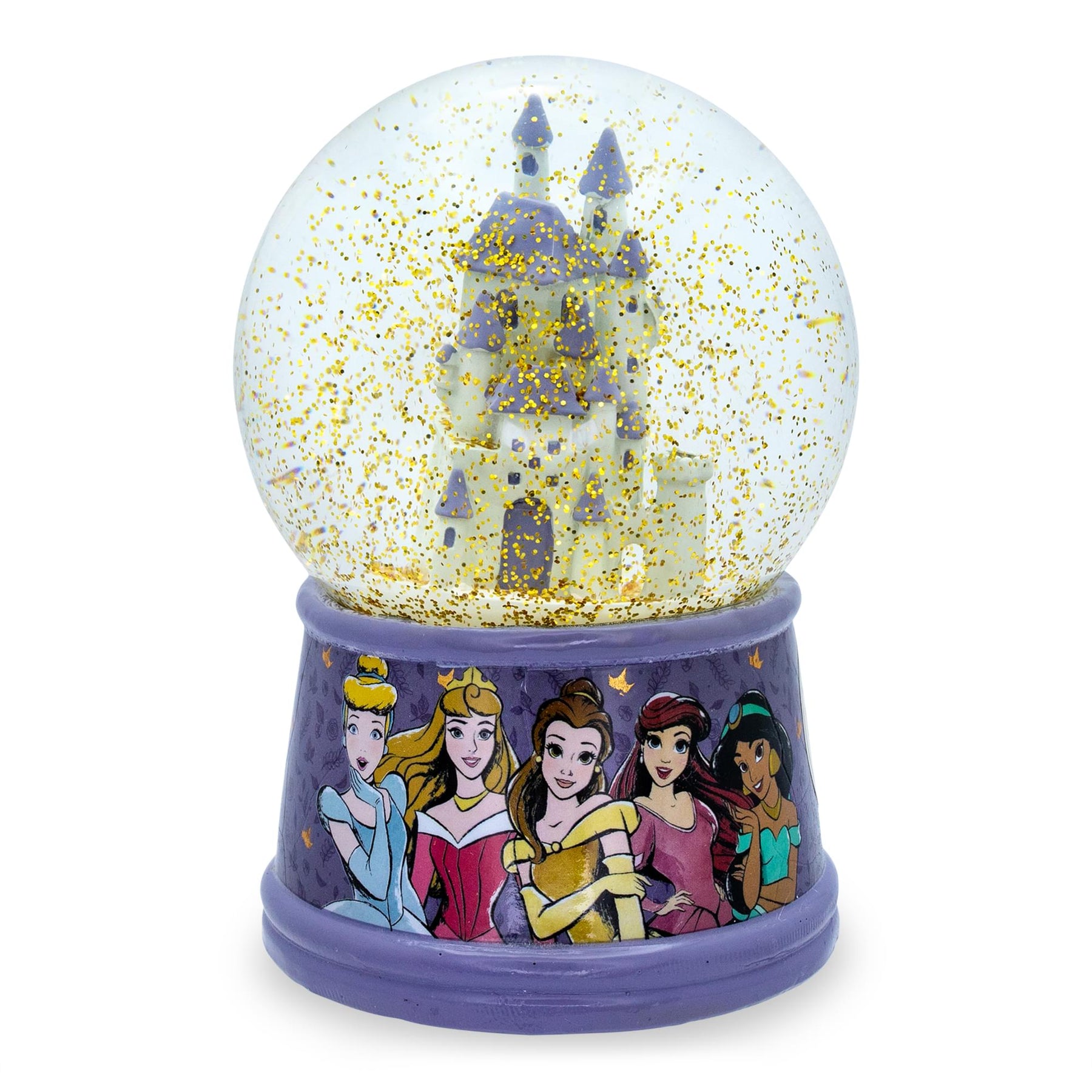 Disney Princess Castle Light-Up Snow Globe | 6 Inches Tall