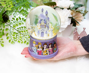 Disney Princess Castle Light-Up Snow Globe | 6 Inches Tall