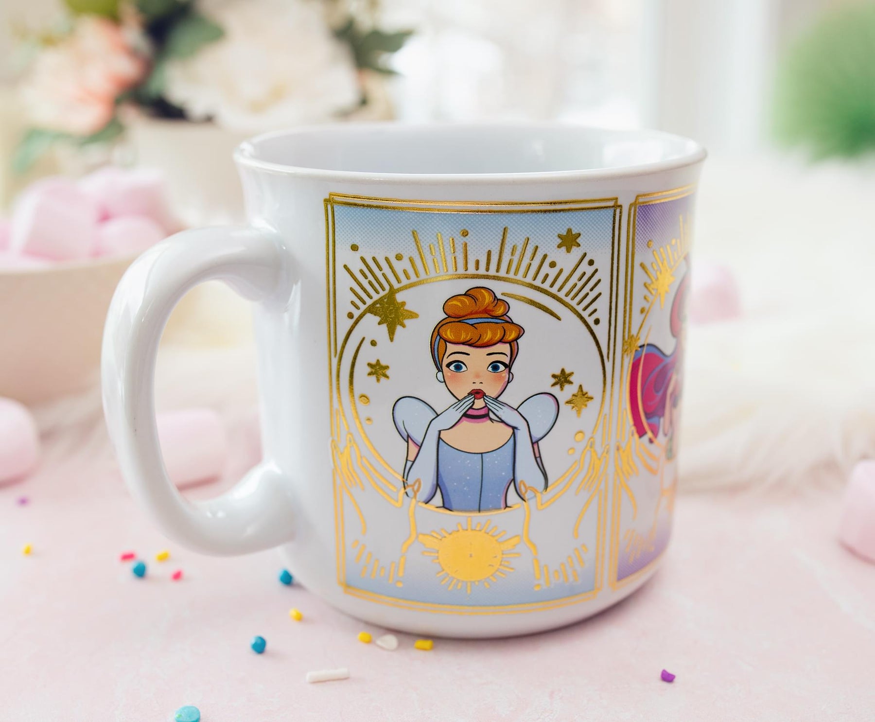 Disney Princess Ceramic Mug, Official Disney Personalised Mug customised  Cup, Personalised Disney Princess Mug