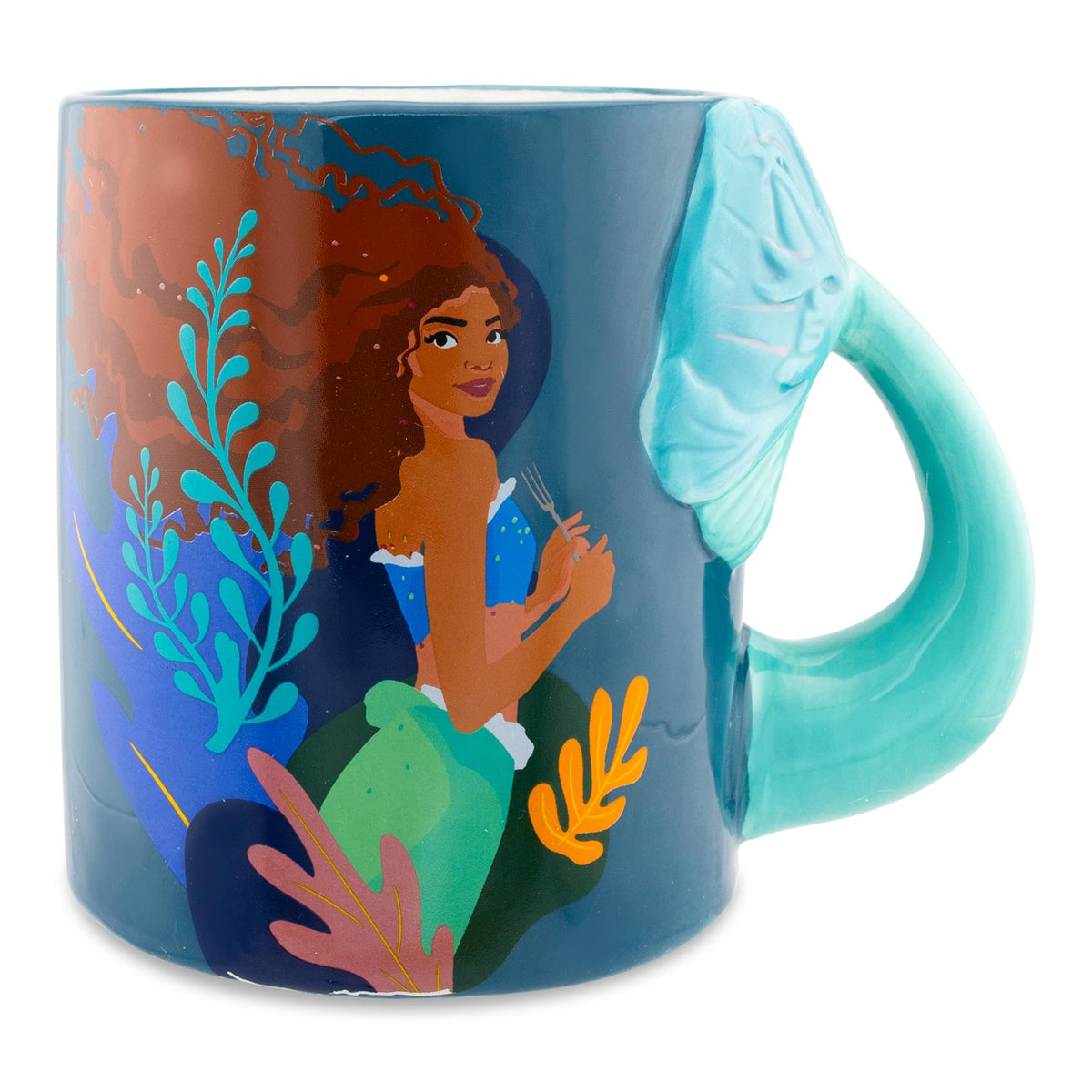 Outlet New Disney My Little Mermaid Ariel Sebastian Flounder Cups Mugs + Ramen Bowl