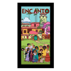 Disney Encanto Group 10 x 18 Inch Framed MDF Wall Art