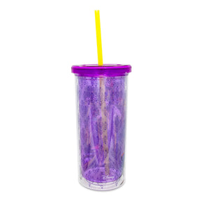 Disney Villains Plastic Cold Cup With Lid and Straw | Holds 20 Ounces