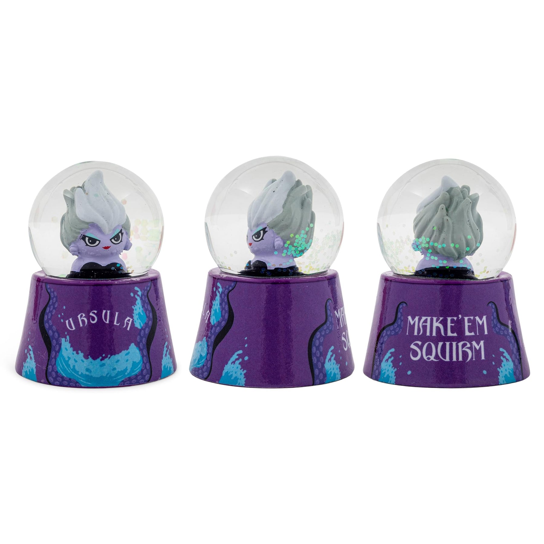 Disney The Little Mermaid Ursula Mini Light-Up Snow Globe | 3 Inches Tall