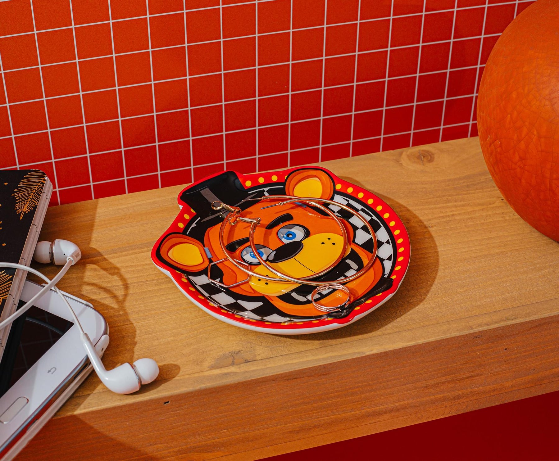 Five Nights At Freddy's Freddy Fazbear Ceramic Trinket Tray Dish