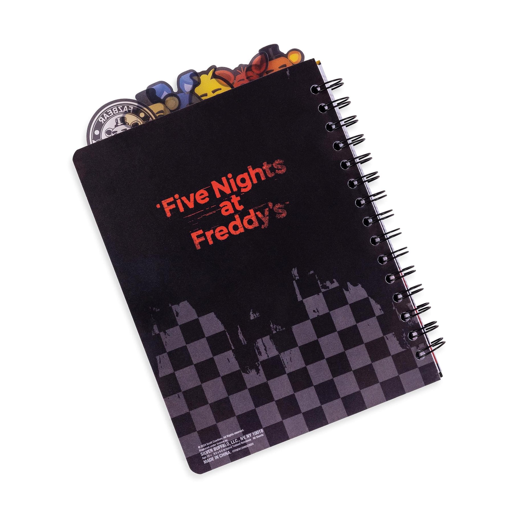 Five Nights At Freddy's: Special Delivery "Let's Party" 6-Tab Spiral Notebook