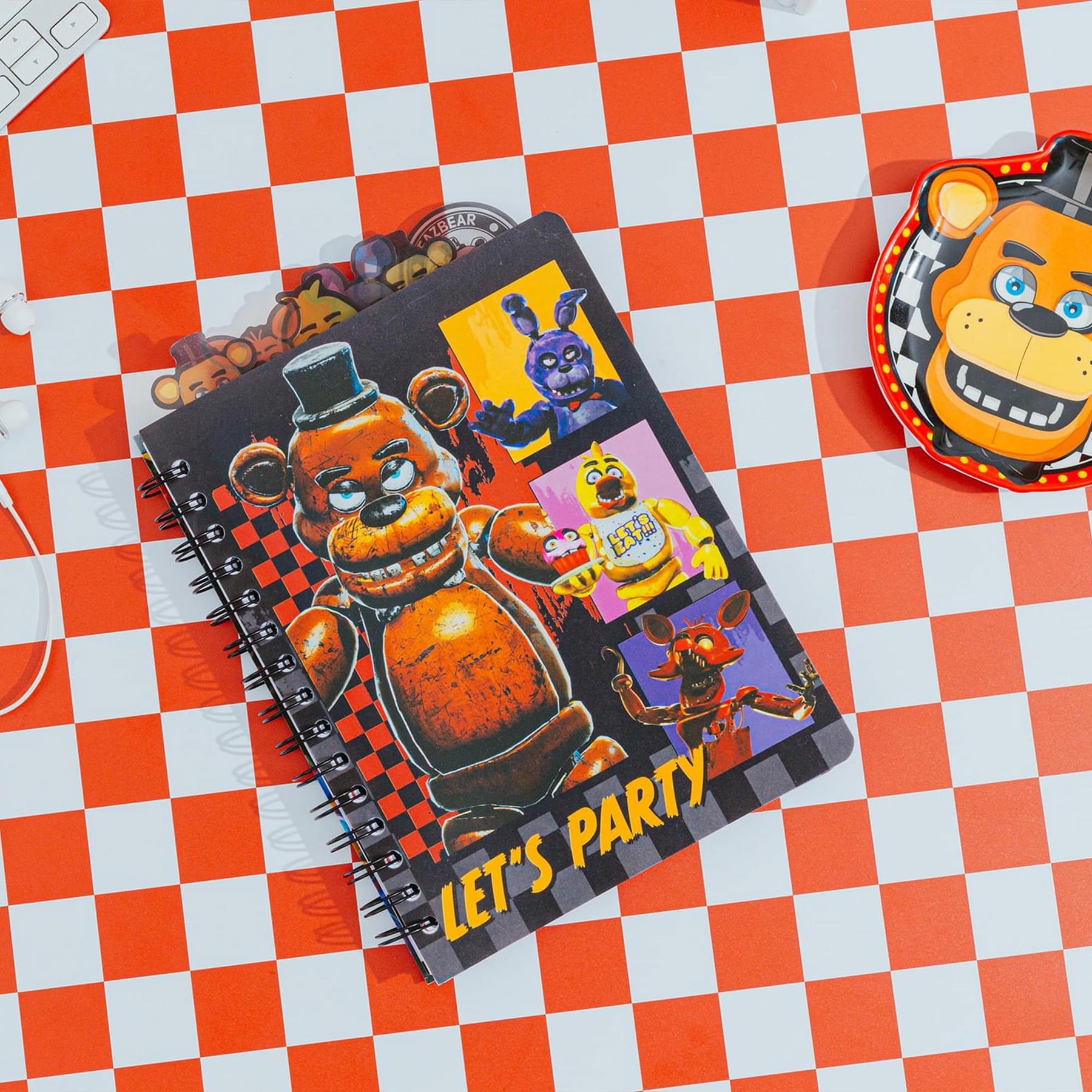 Five Nights At Freddy's: Special Delivery "Let's Party" 6-Tab Spiral Notebook