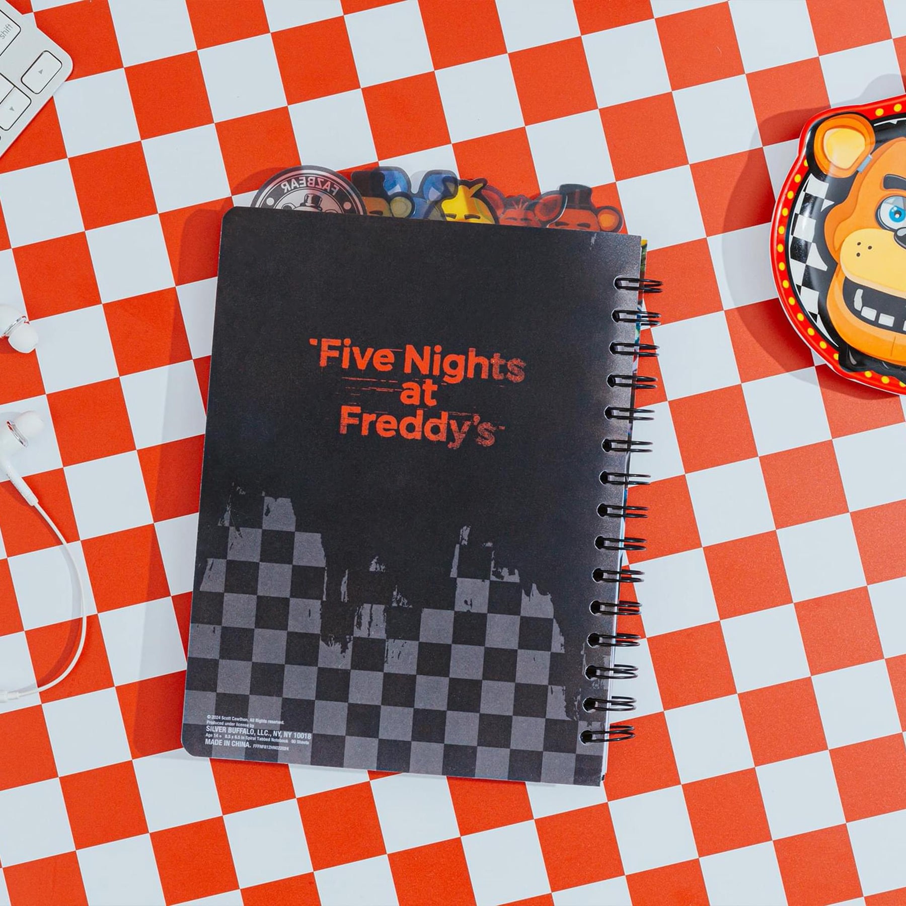 Five Nights At Freddy's: Special Delivery "Let's Party" 6-Tab Spiral Notebook