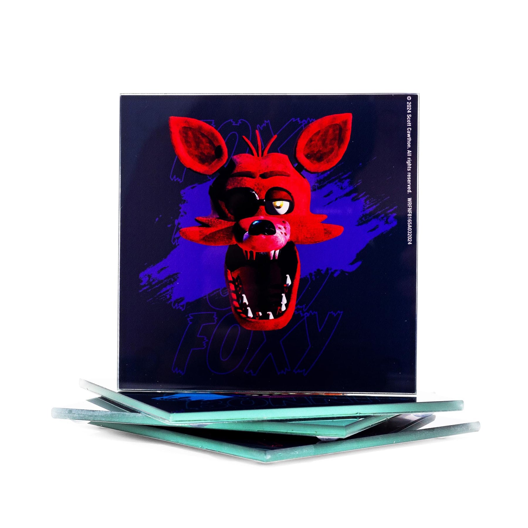 Five Nights At Freddy's Characters Glass Coasters | Set of 4